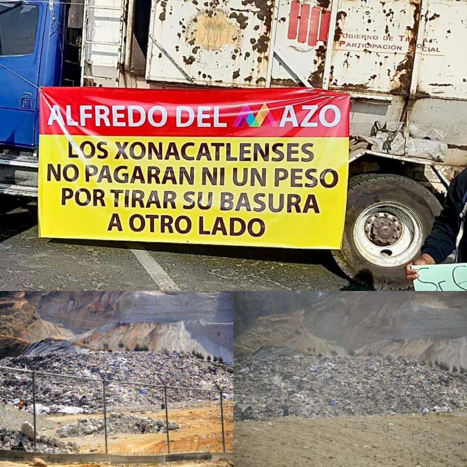 Deriva clausura de relleno de Xonacatlán en bloqueo y problemas de recolección de basura