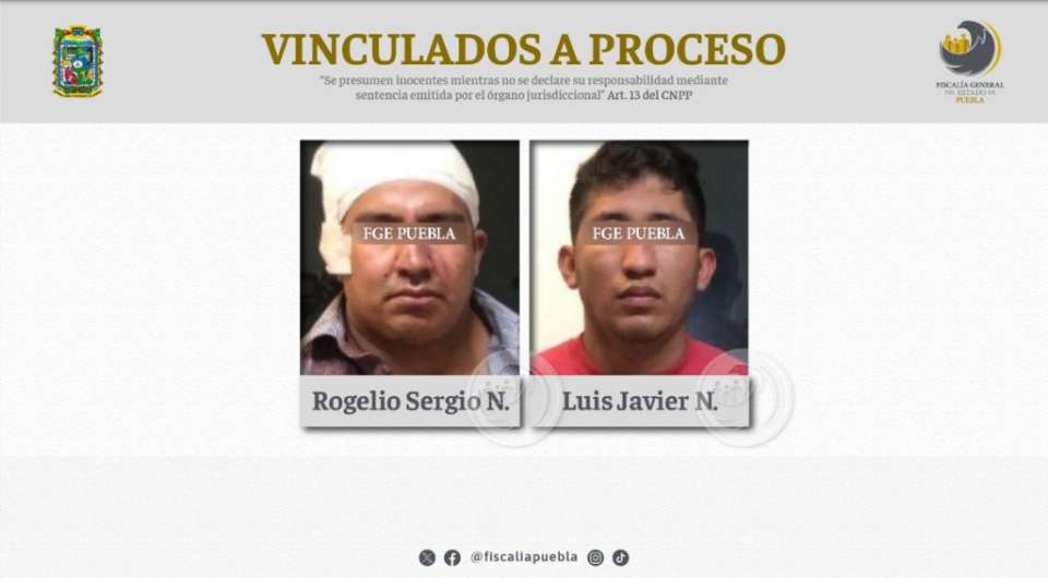 Vinculados a proceso por el secuestro de dos hombres en Texmelucan