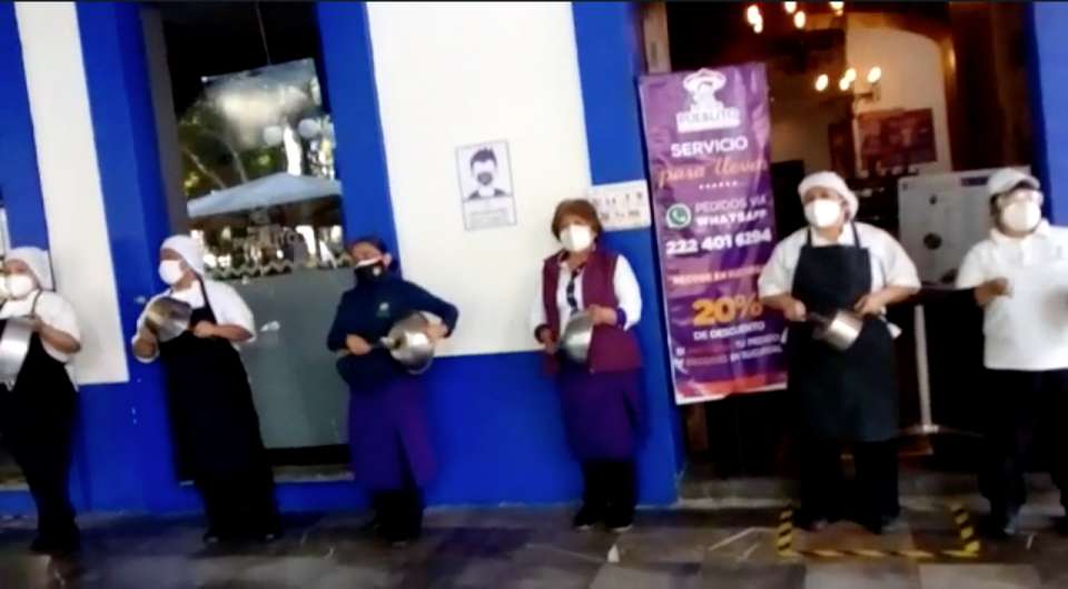 Restaurantes del Zócalo exigen reapertura