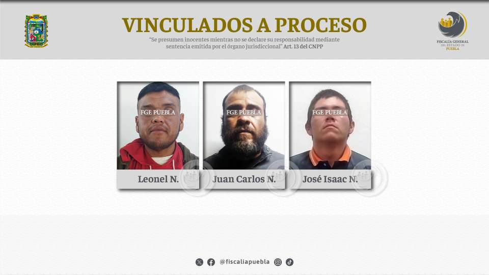 Vinculados a proceso por violación tumultuaria en Tecamachalco