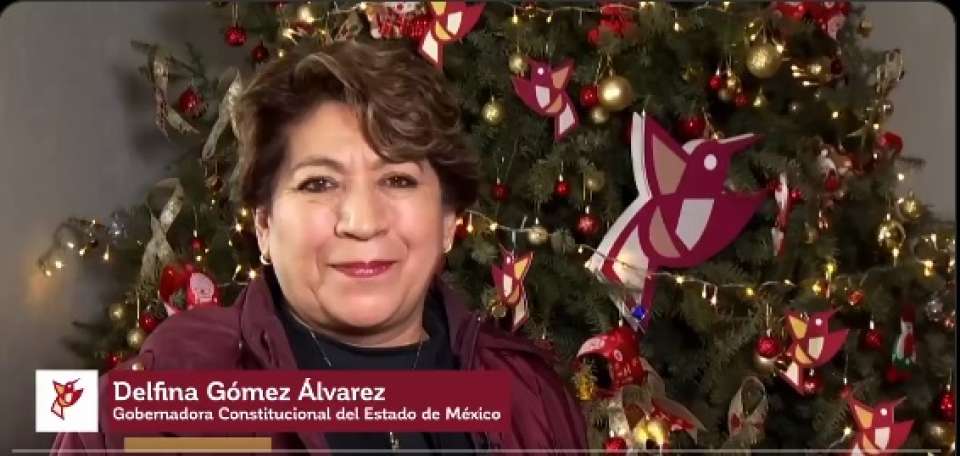 #Estatal | Envía Gobernadora Delfina Gómez mensaje de unidad y esperanza al pueblo mexiquense