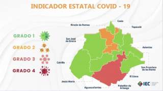 Actualización del Indicador Estatal de Covid-19