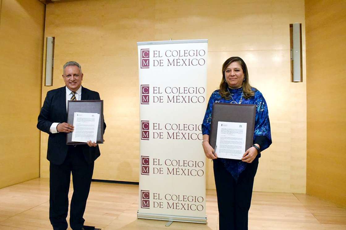Firman convenio Universidad Intercultural y Colegio de México