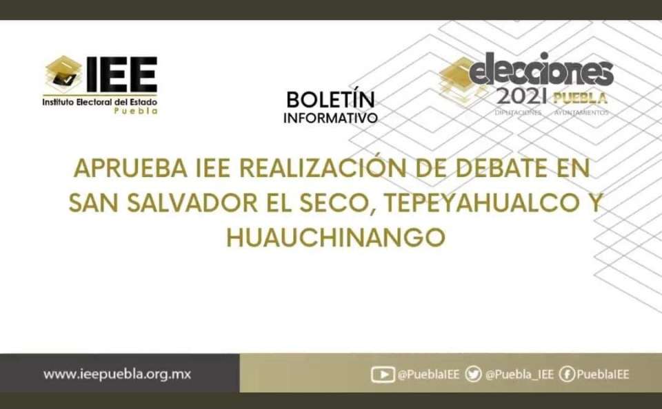 Todo listo para la realización del debate de candidatos a presidentes en Huauchinango.