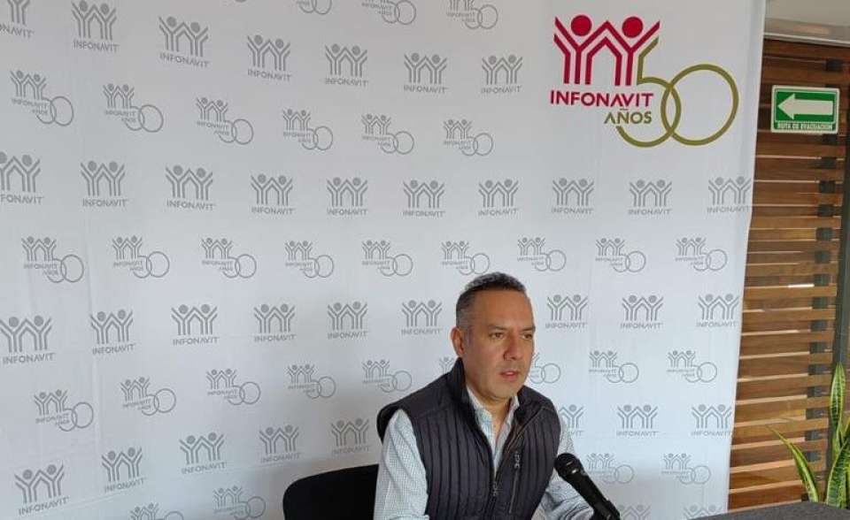 Canek Vázquez, delegado estatal de Infonavit en Hidalgo.