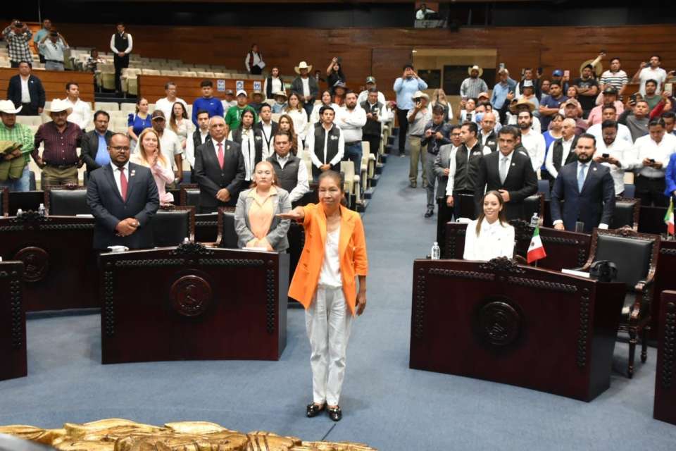 La nueva alcaldesa de Tasquillo, Hidalgo.