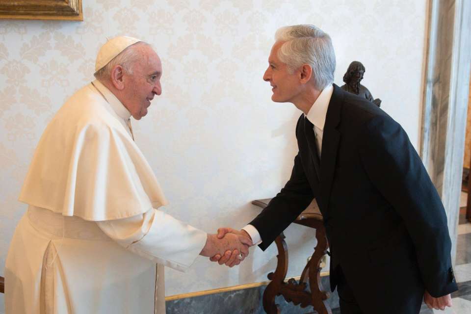 Confirma Del Mazo Maza  que fue recibido por el  papa Francisco en el Vaticano
