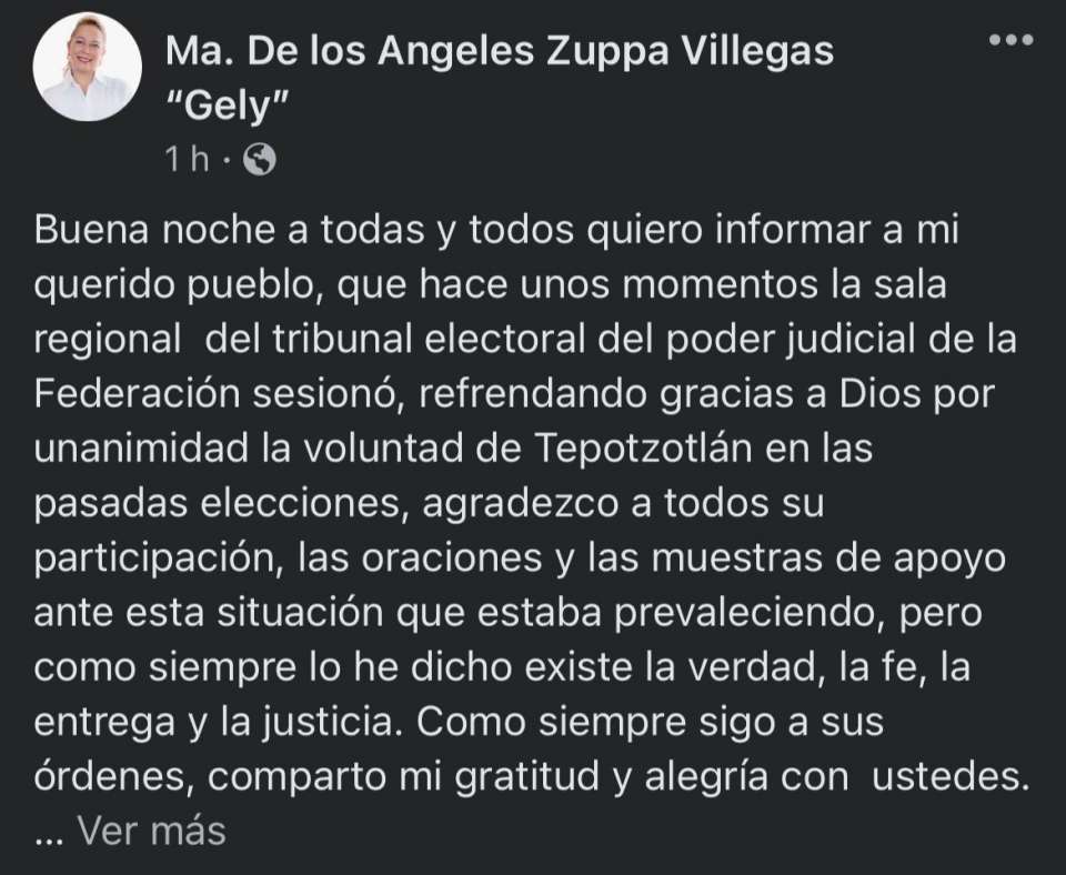Sala Toluca del TEPJF devuelve triunfo a  MC y Zuppa Villegas en Tepotzotlán