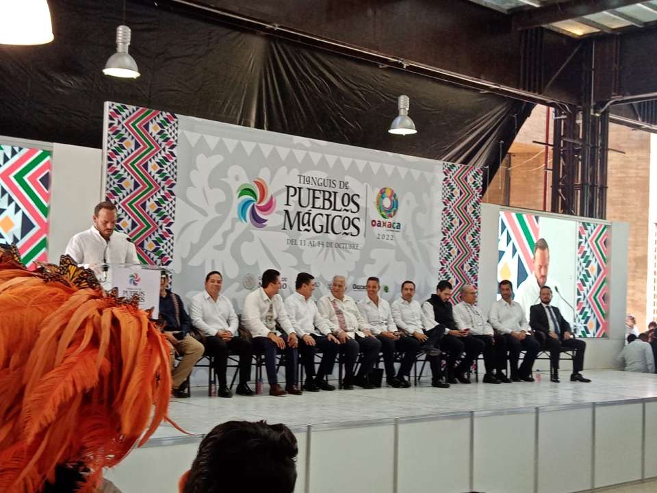 Huauchinango se promociona en el tianguis turístico Oaxaca 2022.