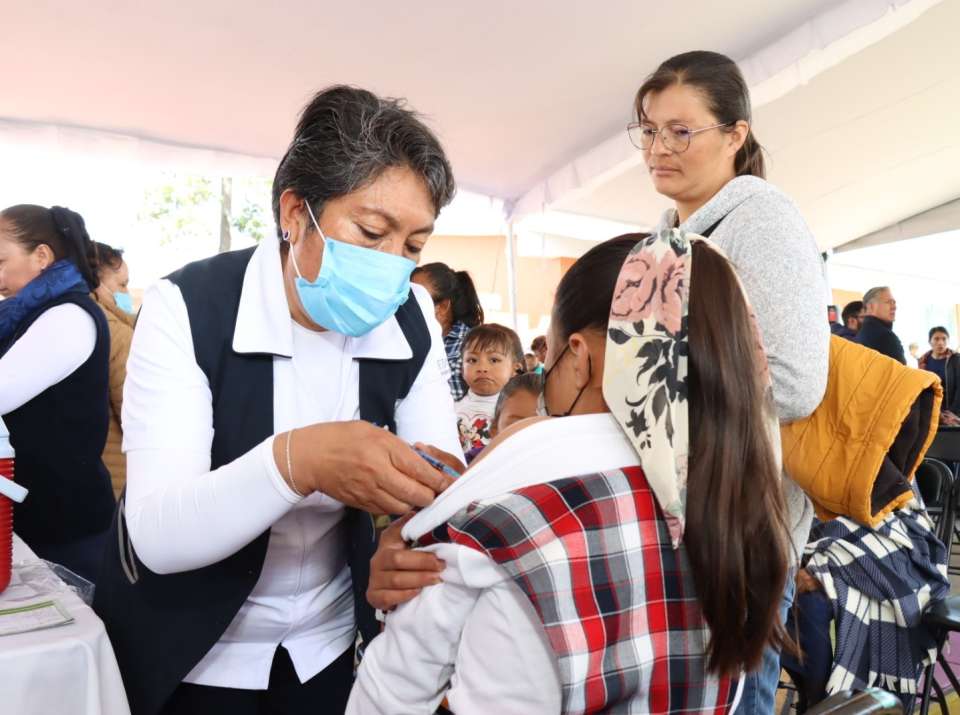 #Municipios | Zinacantepec sede de campaña de vacunación &quot;Temporada Invernal&quot;