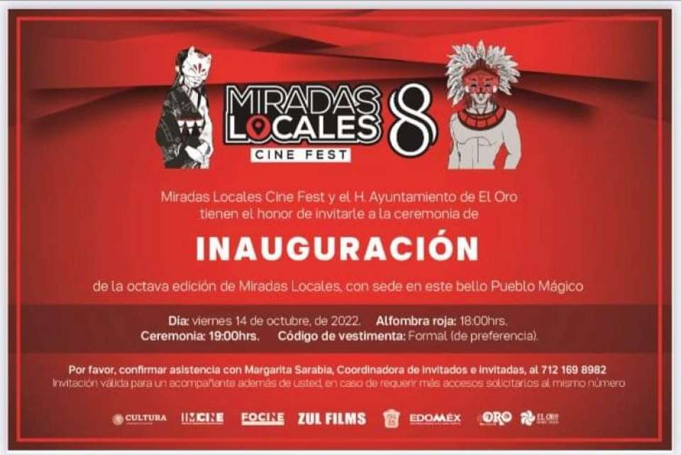 Llega Miradas Locales, Festival de Cine Mexiquense a El Oro