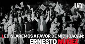 De la mano de Raúl Morón, legislaremos a favor de Michoacán: Ernesto Núñez