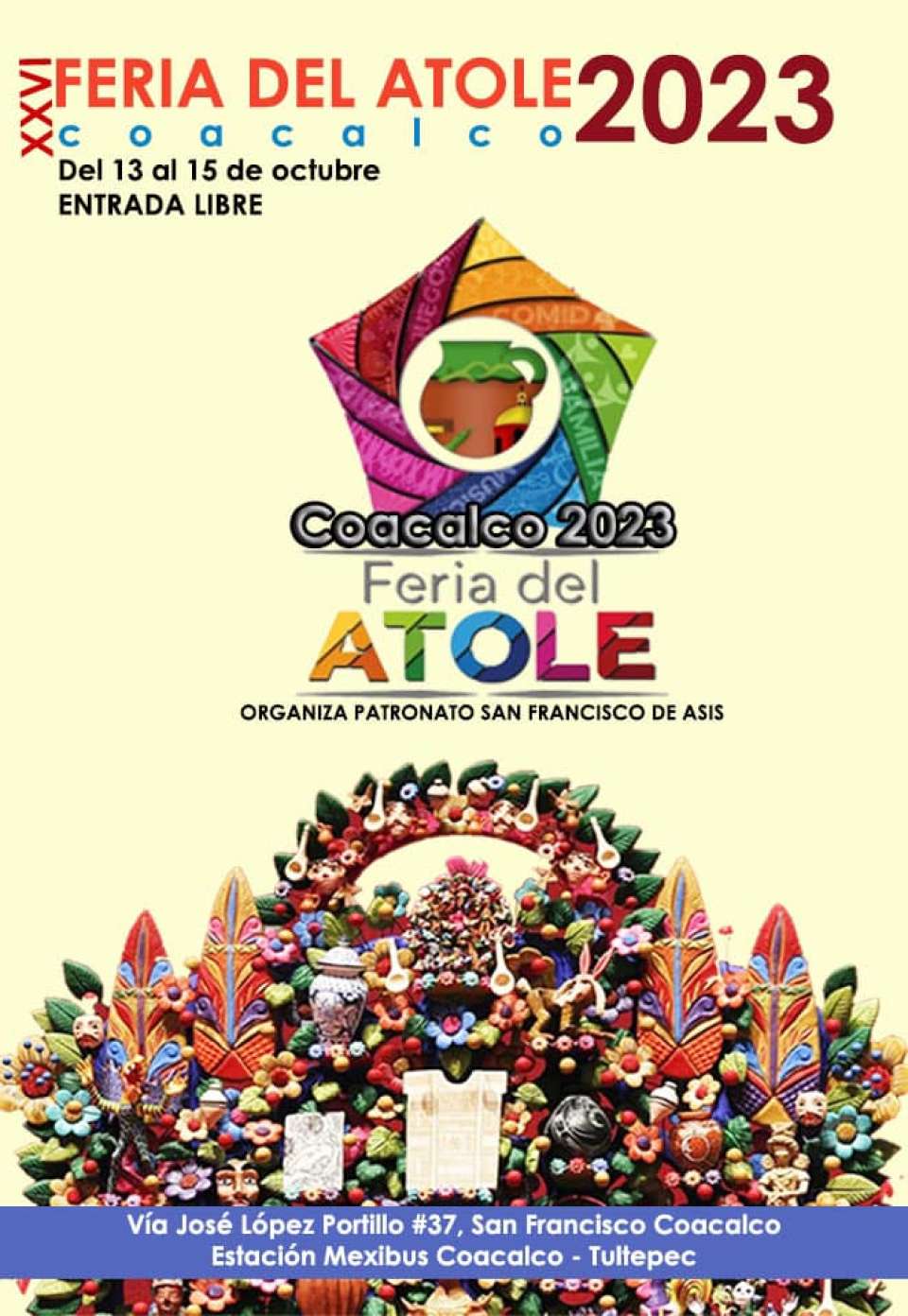 Se prepara Coacalco para la  Feria del Atole 2023