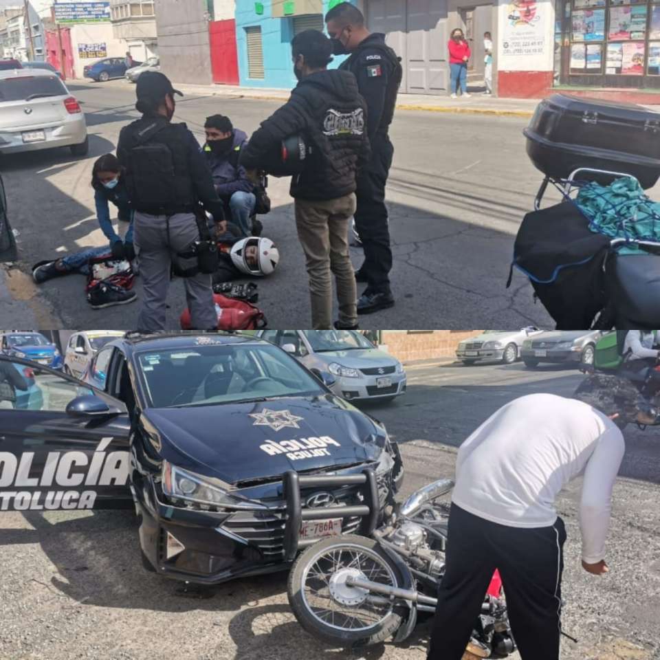 Familiares de un hombre atropellado por una patrulla en Toluca, piden apoyo del Alcalde