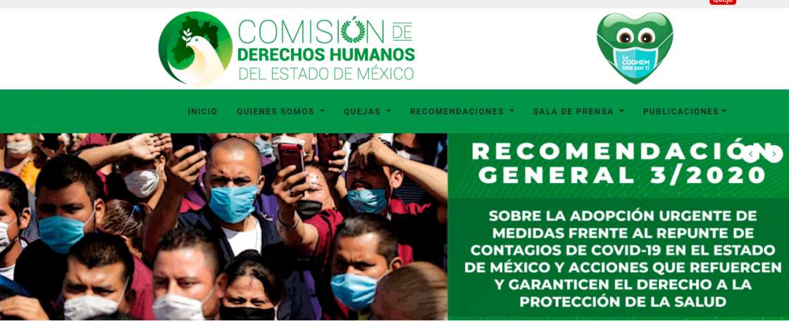 Contados ayuntamientos mexiquenses que han aceptado Recomendación  3/2020