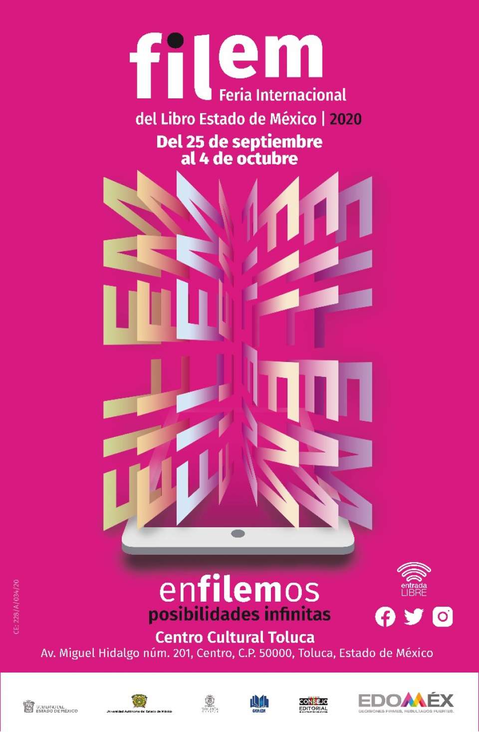 Preparan Sexta Edición de la Feria Internacional del Libro del Estado de México