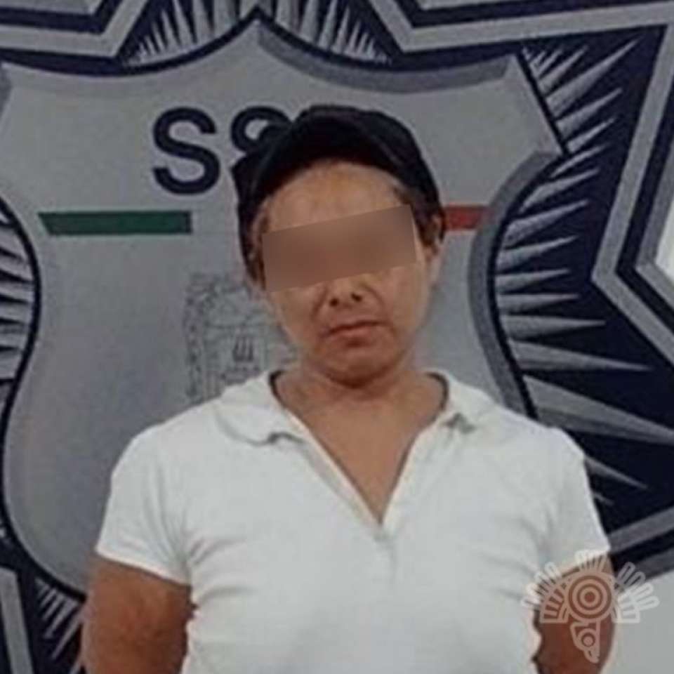 Detiene Policía Estatal Turística a Blanca N., presunta narcomenudista