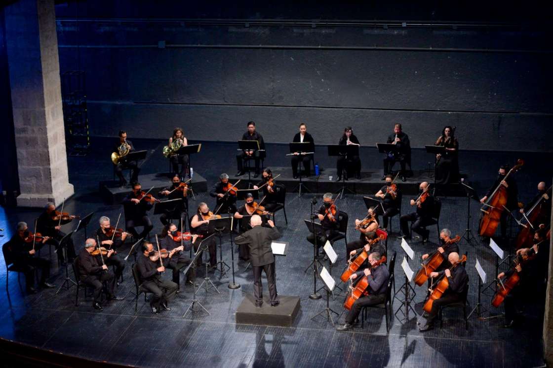 Inicia temporada de conciertos de la Orquesta Sinfónica de Michoacán en Morelia.