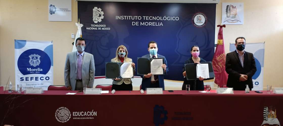 Firma convenio de colaboración Gobierno Municipal con Instituto Tecnológico de Morelia