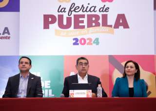 Expondrá feria de Puebla 2024 Unidad familiar y grandeza del estado; Sergio Salomón presenta evento