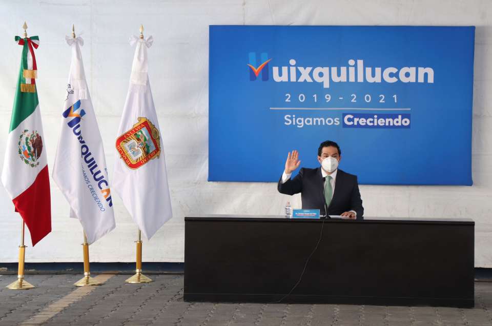 Dará segundo informe edil de Huixquilucan en centro Administrativo de Pirules