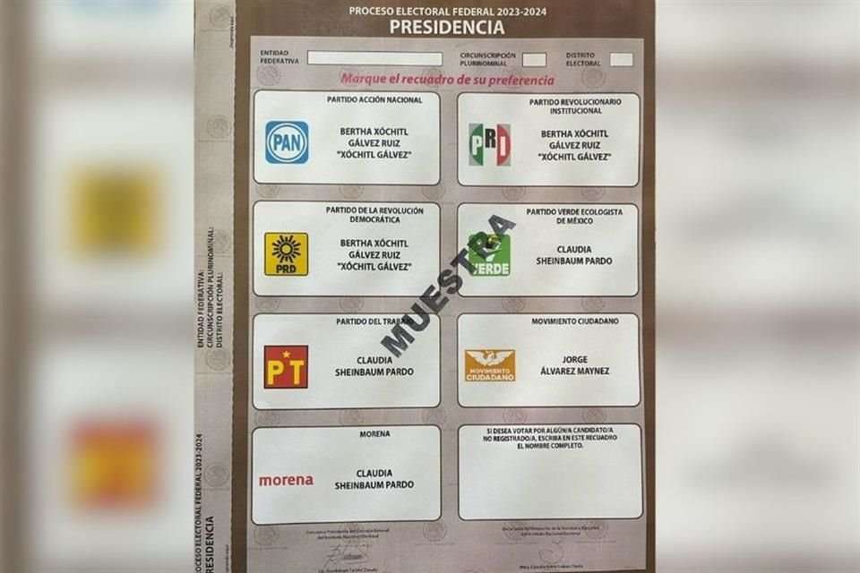 #Contienda | Concluye impresión de boletas correspondientes a la elección presidencial