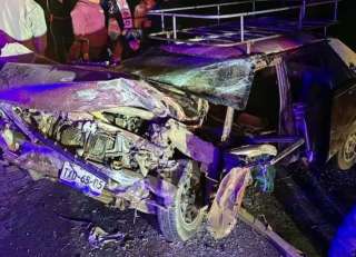 Accidente en la México-Tuxpan nuevamente deja lesionado.