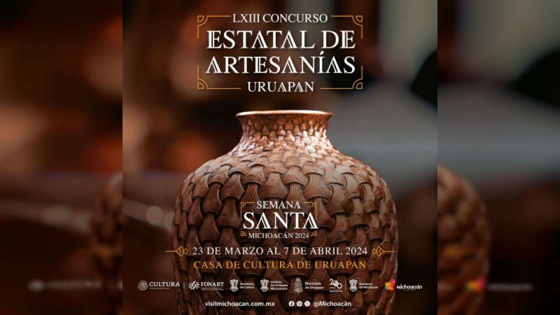 Conoce los concursos artesanales programados para Semana Santa en Michoacán