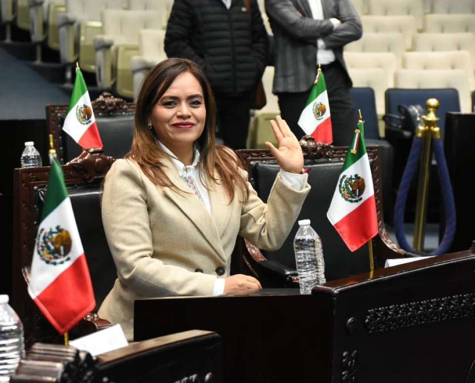 La legisladora presentó la iniciativa en el Congreso de Hidalgo. 