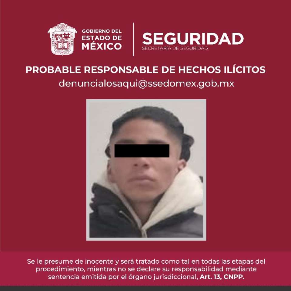 #Seguridad | Secretaría de Seguridad mexiquense detiene a probable narcomenudista en #Jilotepec