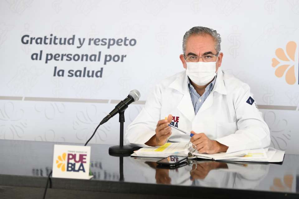 En dos semanas, pico de quinta ola de la Coronavirus en Puebla: Secretaría de Salud.