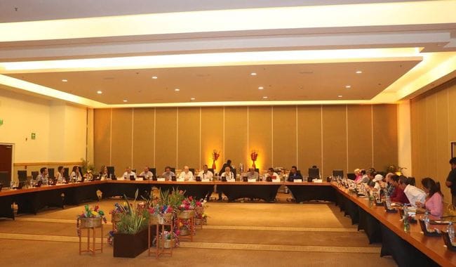 El secretario de Turismo, Miguel Torruco Marqués, inició una gira de trabajo por Acapulco, en donde los empresarios del sector hotelero garantizaron la disponibilidad de habitaciones para el Tianguis Turístico México 2024.