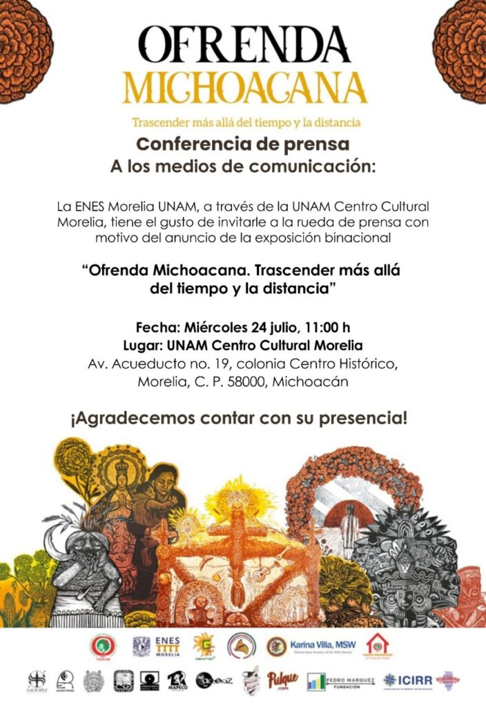 Invitación de la Conferencia de Prensa. 