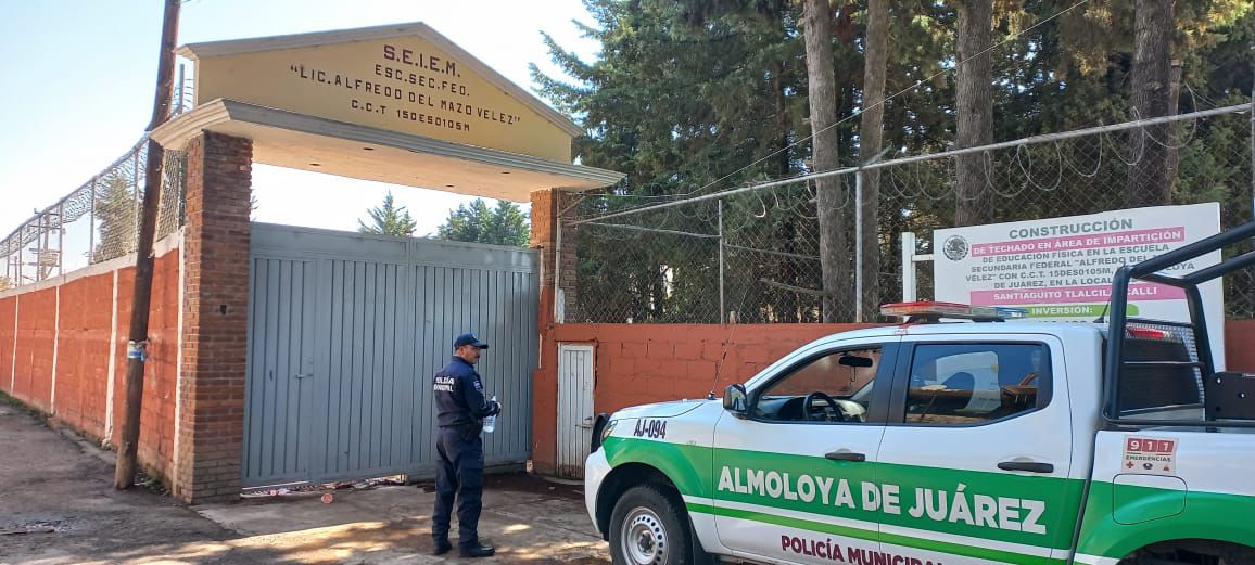 #Municipios | Implementan operativo de seguridad por regreso a clases en Almoloya de Juárez