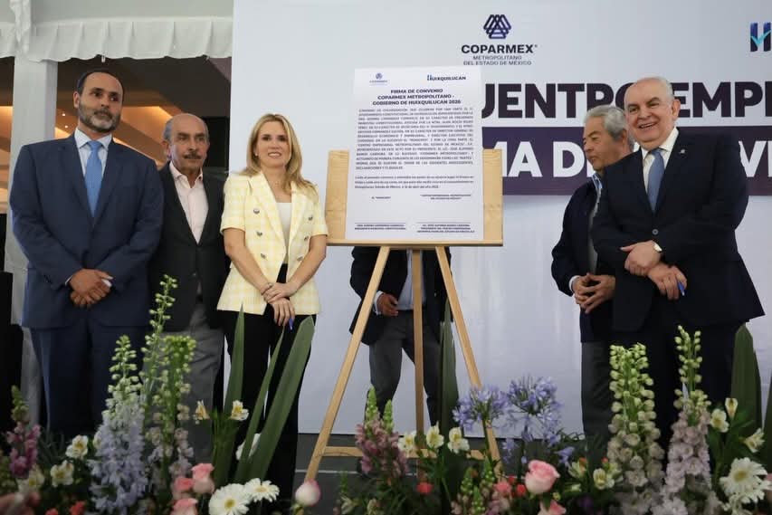 #Municipios | Refuerza Huixquilucan su liderazgo  económico al firmar convenio con COPARMEX