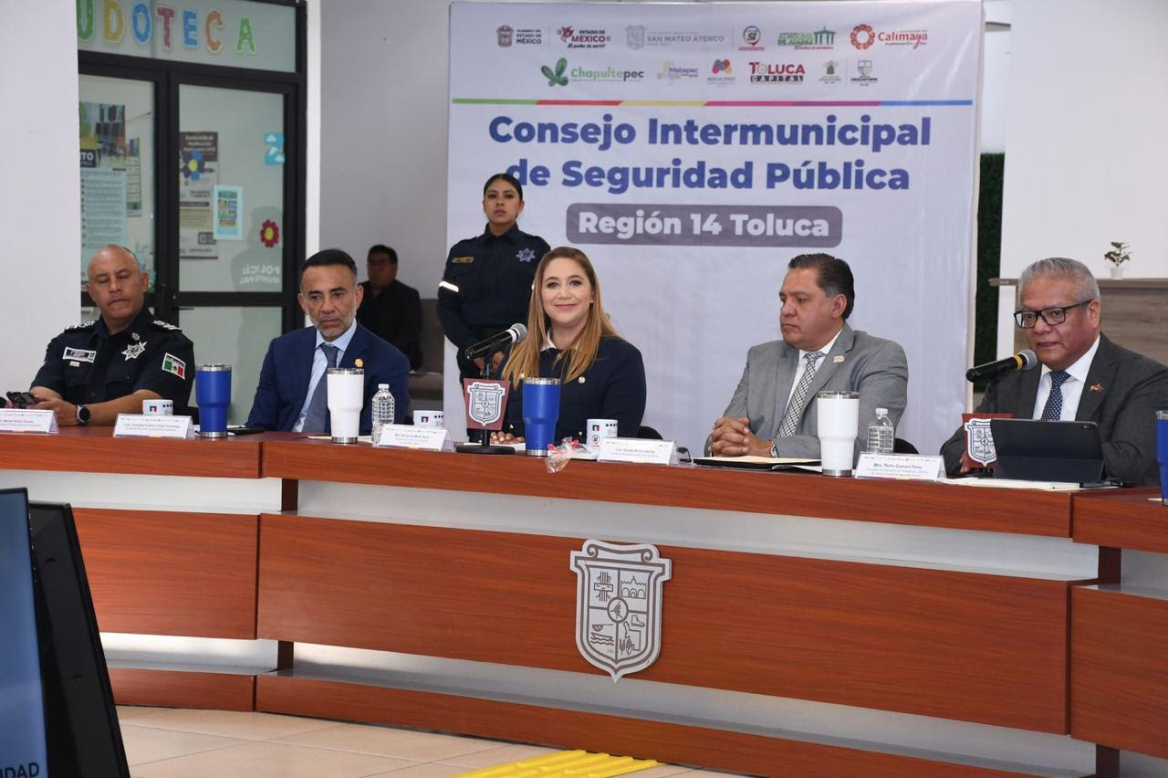 #Municipios | Ana Muñiz Neyra asume presidencia del Consejo Intermunicipal de Seguridad Pública Región 14 Toluca