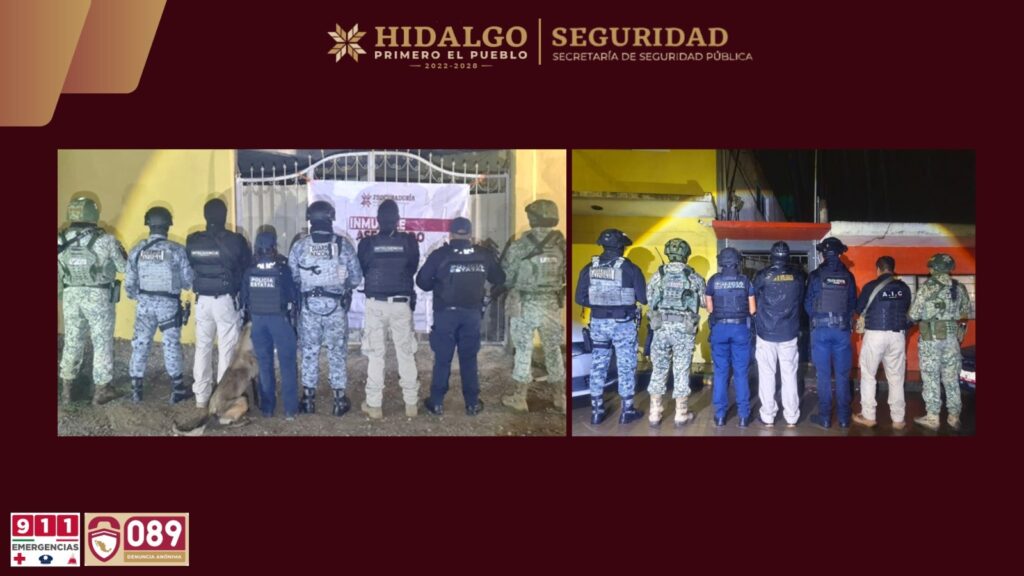 SSPH realiza operativos simultáneos en Pachuca y A