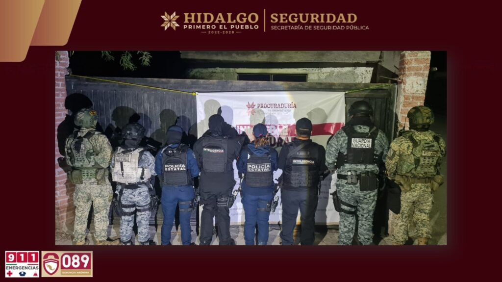 SSPH desmantela punto de narcomenudeo en Ixmiquilp