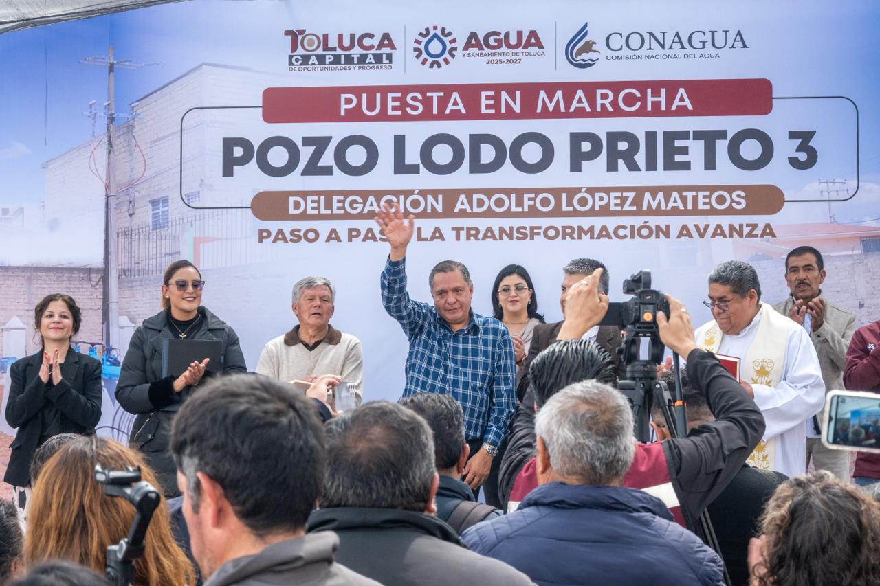 #Municipios | Entrega Gobierno de Toluca pozo núme