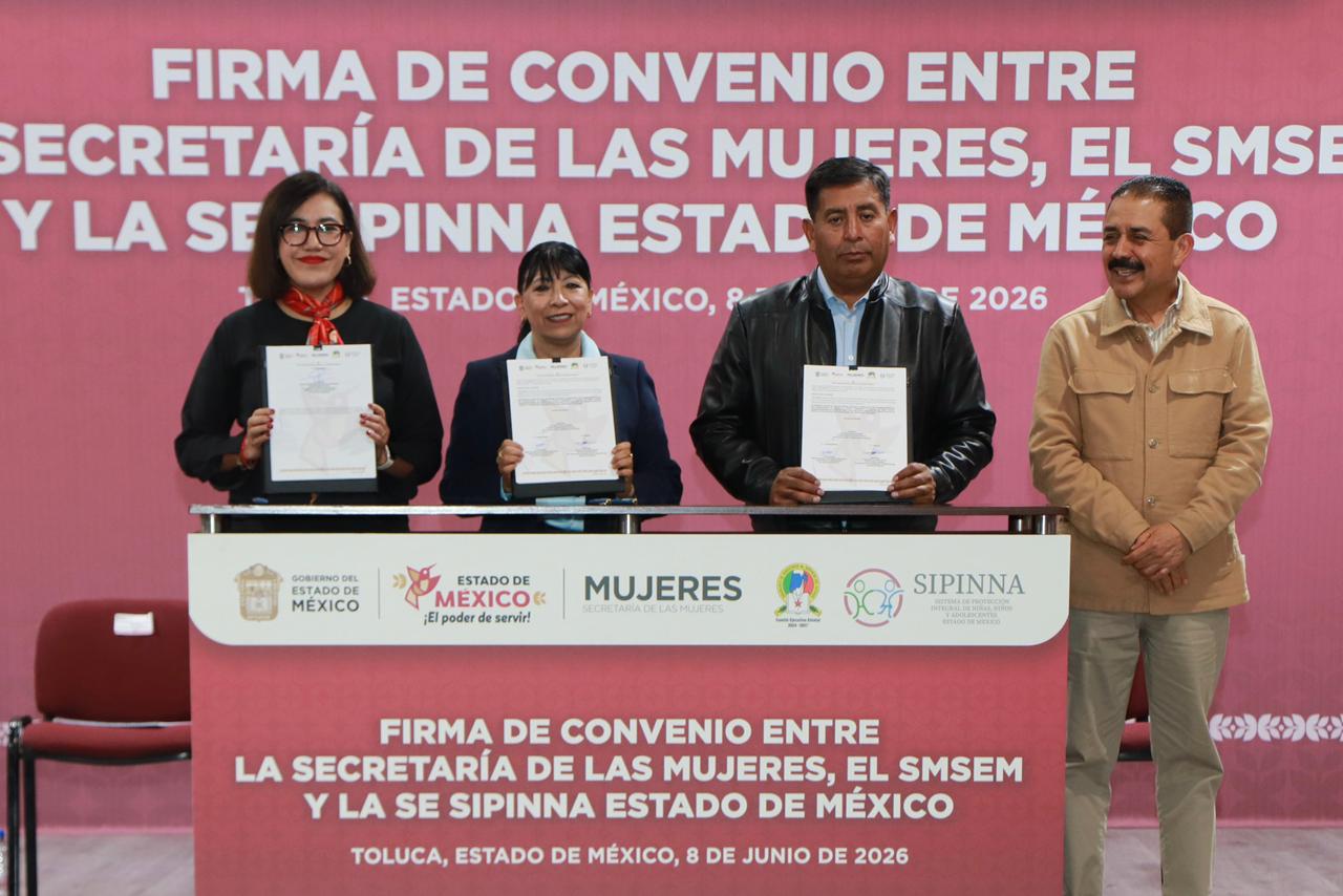 #Estatal | Firma Gobierno de EdoMéx convenio con s