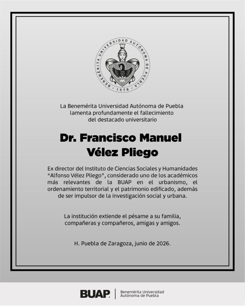 Fallece Francisco Vélez Pliego