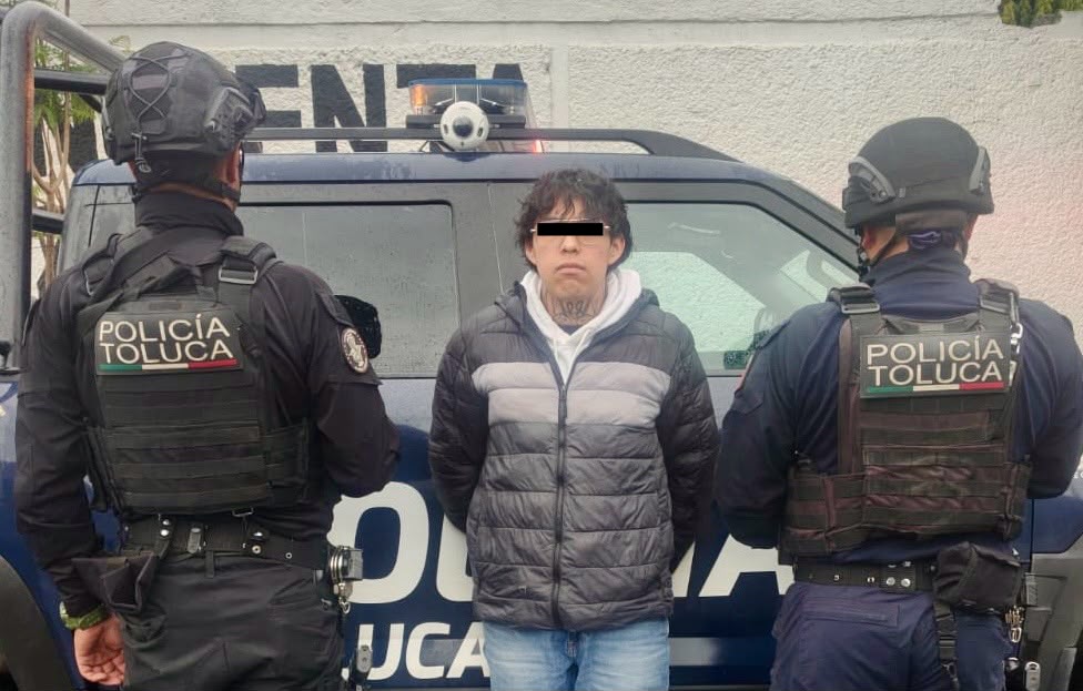 #Municipios | Captura Policía de Toluca a presunto