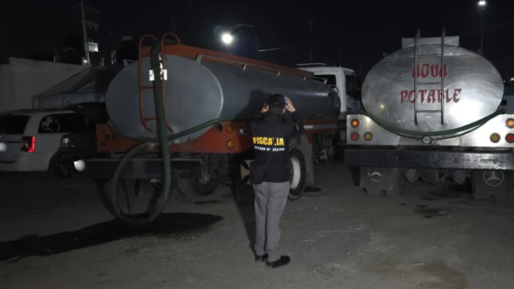 Desmantelan red clandestina de robo de agua y recu